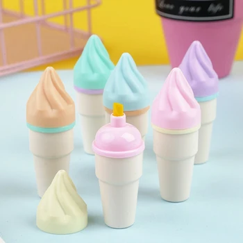 Сладък набор от маркери и маркери за сладолед, разноцветни химикалки, здрави, добре направени