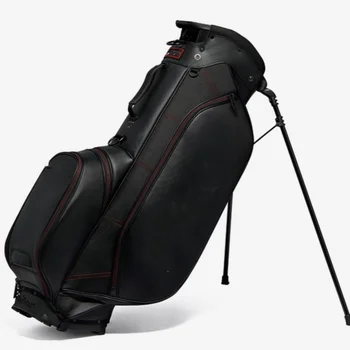 Чанта за голф на нова марка Aspire, висококачествена чанта за голф, тъмно синьо/бяло, чанта за кутийка от полиестер с поставка за краката, чанта за голф