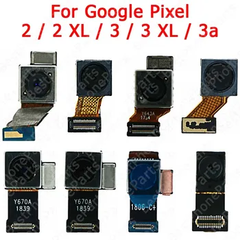 Модул голяма камера с изглед отпред и отзад за Google Pixel 2 3 3a XL Selfie Camera Flex Резервни части за замяна на
