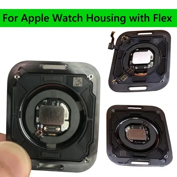 OEM Делото Charge Flex Стъклена Врата Средната Рамка Калъф за Apple Watch Серия 4 5 6 SE 40 мм 44 мм GPS LTE Корпус на Притежателя на резервни Части
