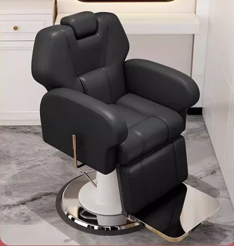 Стол за фризьорски салон Стол за фризьорски салон Стол за фризьорски салон може да се повиши и по-ниски стол за подстригване на коса за гладене и боядисване