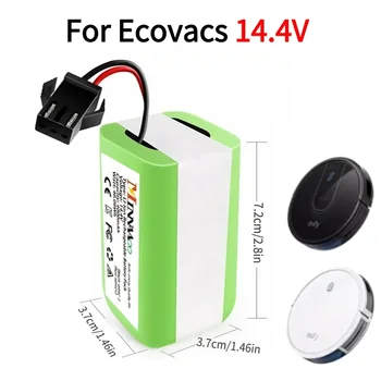 Литиево-йонна батерия 14,4 V 4.0 Ah за Cecotec Conga Excellence 950 990 1090 Ecovacs Deebot DN621 601/605 Eufy RoboVac 35C Panda i7-V710