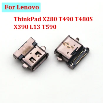 1-10 бр. Конектор USB TYPE-C Порт Захранване Dc За Lenovo ThinkPad X280 T490 T480S X390 L13 T590 Конектор Dc Лаптоп USB-Конектор C