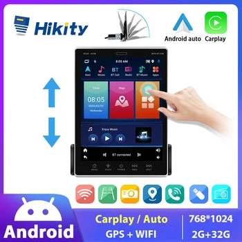 Hikity 2 Din Carplay Кола стерео радио 9,5 