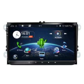 9 инча 1 Din Авторадио Кола Стерео Мултимедиен плеър с Android 12 За Volkswagen/Golf/Passat/b7/b6 GPS Автоматична система за DSP PX6