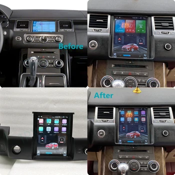 Панел на климатика за Land Rover Range Rover Sport L320 2010-2013 Авто стереопроигрыватель Android, автомагнитола с GPS навигация, главното устройство