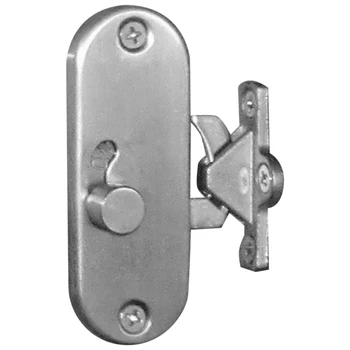 Цельнокроеный ключалка за плъзгащи врати с катарама под прав ъгъл 90 градуса Сребрист