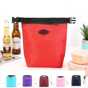 Модерен преносим Термоизолированная чанта за обяд Хладилник Ланчбокс Чанта за съхранение на Lady Carry Picinic Food Мъкна Изолационен пакет