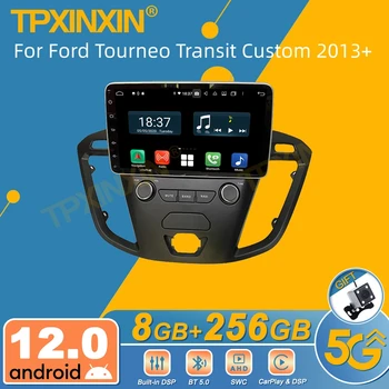 За Ford Transit Tourneo Custom 2013 + с Android Автомагнитола 2 Din Авторадио Стереоприемник GPS Навигатор Мултимедиен Плеър