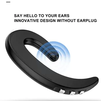 Универсални Слушалки С Костна Проводимост, Безжична Bluetooth-съвместима Спортна стерео слушалки 4.2 За Лаптоп, Таблет, телефон