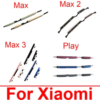 Страничният Бутон за Регулиране на силата на Звука + Храна За xiaomi Mi Max/Max Mi 2/Mi Max 3/Mi Play Power Клавиш за Превключване на Звука на Резервни Части