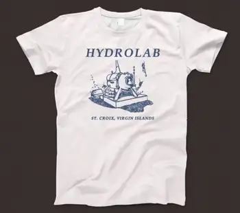 Тениска Hydrolab 684 Ретро Бял Унисекс Графична Тениска