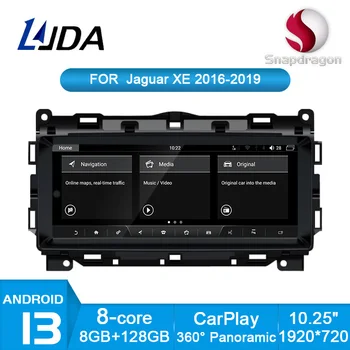LJDA Android 13 Автомобилен Мултимедиен Плеър За Jaguar XE XEL F-PACE 2016 2017 2018 2019 Автомобилното Радио 10,25 GPS Стерео Carplay Auto DSP