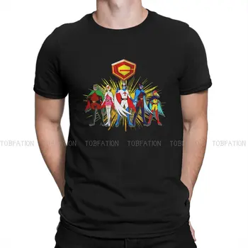 Team Essential Хип-хоп тениска Gatchaman Аниме Креативна градинска дрехи за почивка Мъжка Тениска с къс ръкав Специален подарък облекло