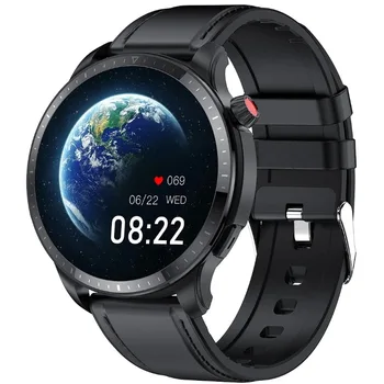 2024 Мъжки смарт часовник New Balance на Android с функция Bluetooth, отслеживающей температурата на тялото, нивото на кислород в кръвта, фитнес тракер, сребристи умен часовник IOS