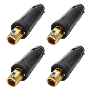 Быстроразъемное връзка заваръчен кабел от 2 части 200Amp-300Amp (# 4-#1) 35-50 кв. мм R7UA