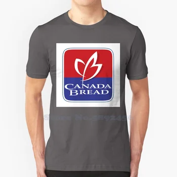Canada Bread Ежедневни градинска облекло, тениски с лого и графичен дизайн на тениска от 100% памук
