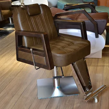 Стол за педикюр козметик, въртящо кожа козметични Винтажное коса фотьойл, Професионална луксозни мебели Sillon Peluqueria LJ50BC