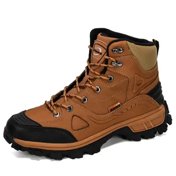 BONA Нови дизайнерски кожени треккинговые обувки Мъжки Зимни улични мъжки спортни обувки за преходи в планината, Спортни обувки Man 35529