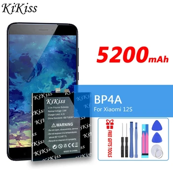 5200 mah KiKiss Батерия BP4A За Мобилен Телефон Xiaomi MI 12S Ultra 12SUltra Batteria