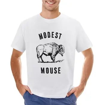 Тениска Modest Mouse Buffalo с графични футболками, тениска оверсайз с къс ръкав, тениски в тежка категория за мъже