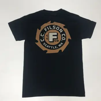 Мъжки t-shirt Filson Black Saw, размер XS Slim