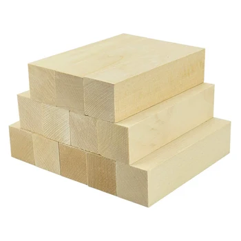 Дървени блокове за рендосване и резбарска Непълни дървени блокове за резба по липа, Определени за начинаещи резбари на информационните дърво