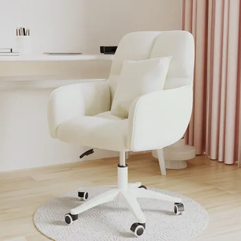 Ергономичен офис стол с подлакътници и облегалки за ръцете Nordic Office Chair Comfort Мебели за дома количка