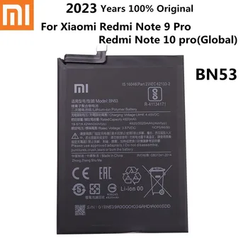 2023 Година 100% Оригинална Батерия BN53 За Xiaomi Redmi Note 9 Pro Note9 Pro / Redmi Note 10 pro Note10 Pro Global Phone Battery