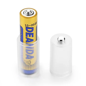 Конвертор Акумулаторни Батерии Размер AAA на AA Преносим Калъф-Титуляр на Батерията Превключвател за Кутия За Съхранение на акумулаторни Батерии