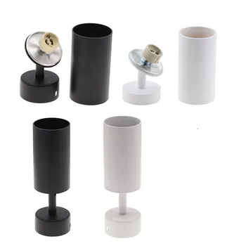 Корпус точка на осветително тяло за повърхностен монтаж на тавана GU10, бяло, Черно, Регулируем Корпус точка лампа за търговия на дребно магазин