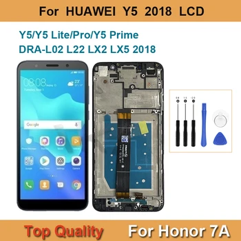 Y5 Lite/Y5 Prime Ремонт на LCD дисплея В Събирането На HUAWEI Y5/Y5 Pro 2018 Сензорен Дисплей За Честта 7A резервни Части За Дигитайзер Екран С Рамка