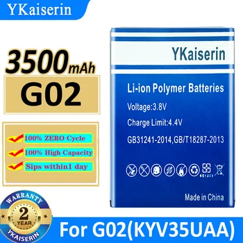 3500 mah/3800 ма YKaiserin батерия за Kyocera G02 (KYV35UAA) G03 (KYV41UAA) G04 (KYV46UAA) Bateria