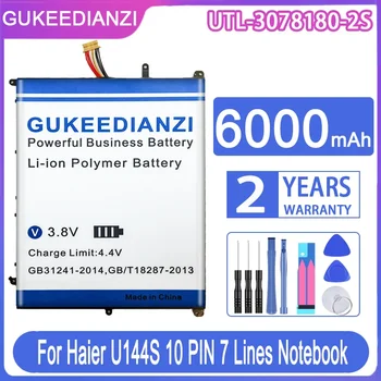 Преносимото Батерия GUKEEDIANZI UTL-3078180-2S UTL30781802S 6000 mah За Лаптоп Haier U144S 10 PIN 7 Lines Преносими Батерии За Лаптоп