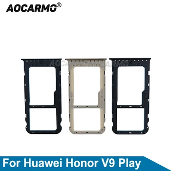Притежателят на тавата за SIM-карти Aocarmo за Huawei Honor V9 Play Резервни части