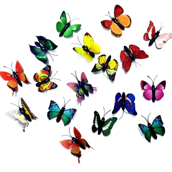 20pcs Красиви Жени във формата на пеперуда, Бутон Бутон, Декоративни Копчета, Corkboard бяла дъска, Офис консумативи за офис 