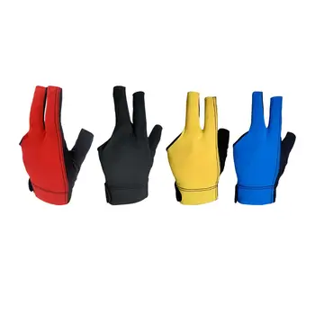 Билярд ръкавица с три пръста, ръкавици за снукър, на практика игри, регулируеми ръкавици за бильярдного щеката на китката, ръкавици за щеката