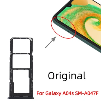 Оригинал за Samsung Galaxy A04s SM-A047F A04 SM-A045F Тава за SIM-карти + Тава за SIM-карти + Тава за карти Micro SD