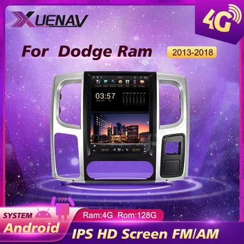 За авторадио с GPS-навигация, DVD-плеър за Dodge RAM 1500 2009 - 2019 Поддържа изтегляне на приложения за Android и Google Play Store