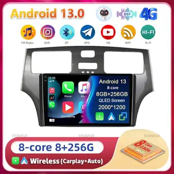 Android 13 Carplay Auto Автомагнитола За Lexus ES300 ES330 XV30 ES250 2001-2006 Мултимедиен GPS Видео плейър, Стерео 2din Главното Устройство