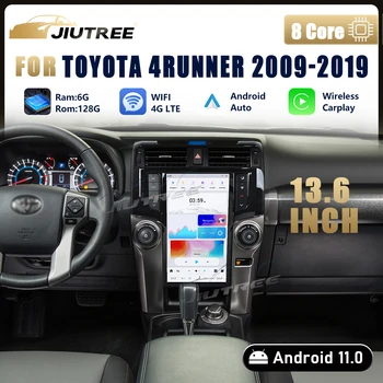 Android 11 13,6 см за Toyota 4 Runner 2009-2019 Автомобилното радио GPS Стереонавигация Мултимедиен плеър Tesla Carplay Главното устройство плейър