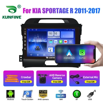Автомобилното Радио, За KIA SPORTAGE R 2011-17 2Din Android Восьмиядерный Кола Стерео DVD Плейър GPS Навигация Мултимедия Android Auto Carplay