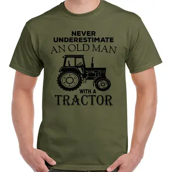 Мъжка тениска с трактор 