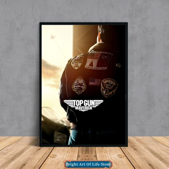 Най-добрият Стрелец Маверик (2022) Класически Плакат на филма Звездата на Корица Снимка за Печат Върху Платно Апартамент Начало Декор Стенни Живопис (Без рамка)