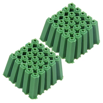 1000 броя Зелени каменни винтове за закрепване към стената, анкерные мъничета 6 мм X 27 мм