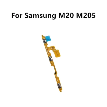 за Samsung M20 M205 Страничен Клавиш за сила на звука на Захранването Бутон за Включване изключване Flex кабел SAMSUNG M205 Резервни Части за Гъвкав кабел
