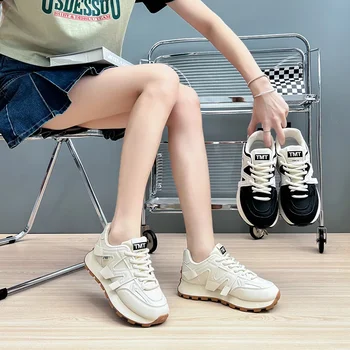 2024 Нови Дизайнерски Обувки на Платформа за Жени, Демисезонные Модерни Ежедневни Спортни Маратонки за Бягане, Женски Zapatillas De Mujer