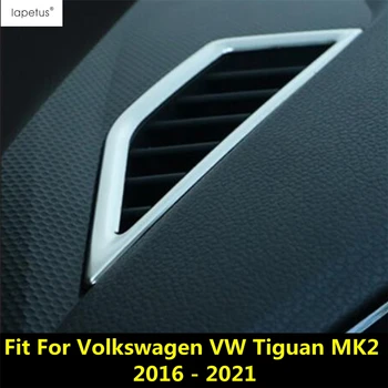 Размерът на арматурното табло Борд Климатик Ac отдушник Капачка Тапицерия Аксесоари За Интериора на Volkswagen VW Tiguan MK2 2016-2021