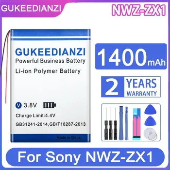 Преносимото Батерия GUKEEDIANZI 1400 ма За Sony NWZ-ZX1 За Цифрови Батерии Walkman NWZ-ZX1