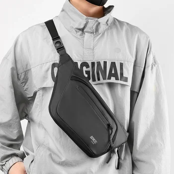 Мъжки спортни нагрудная чанта, нова водоустойчив градинска многофункционална чанта през рамо, модерен Корея Универсална мъжки нагрудная чанта на едно рамо